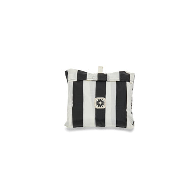 Reusable Bag Large Black & White Stripes