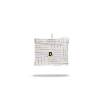 Reusable Bag Large Lavender Stripes