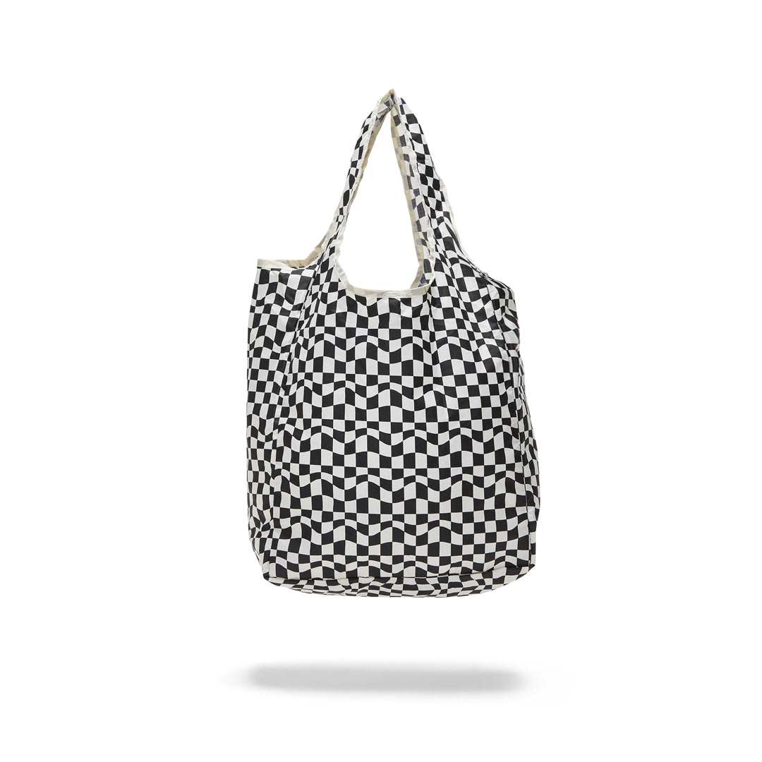 Reusable Bag Standard Black Checkers – Walker Family Goods